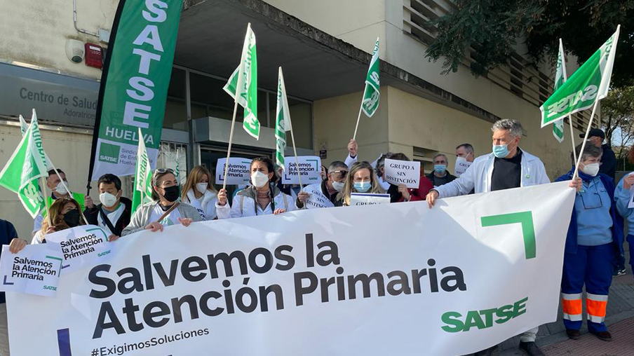 Protesta en Huelva salvemos la AP